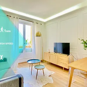 Apartamento Designer Garden View Ac, Fiber Wifi Heart Of, Mónaco